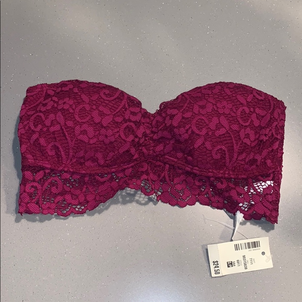 Bandeau lace bra